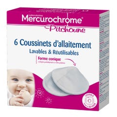 Mercurochrome Coussinets D'allaitement X 6 Juvasante