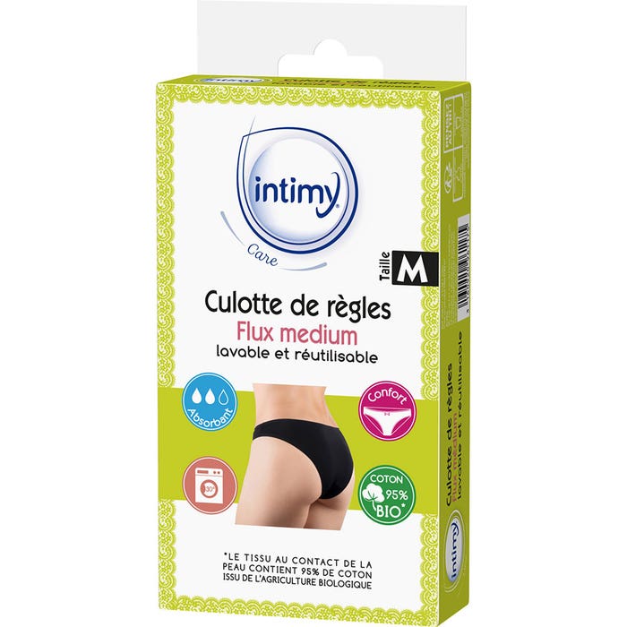 Intimy Culotte Regles Flux Medium Taille M Care Juvasante