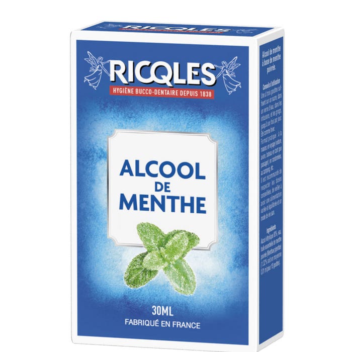 Alcool De Menthe Juvasante 30ml Ricqles