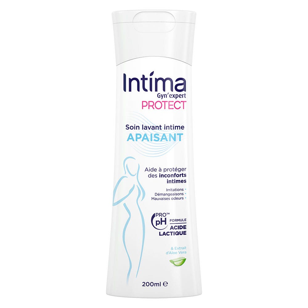 Intima Gyn'expert Protect Soin Lavant Intime Apaisant Aloe Vera 200ml