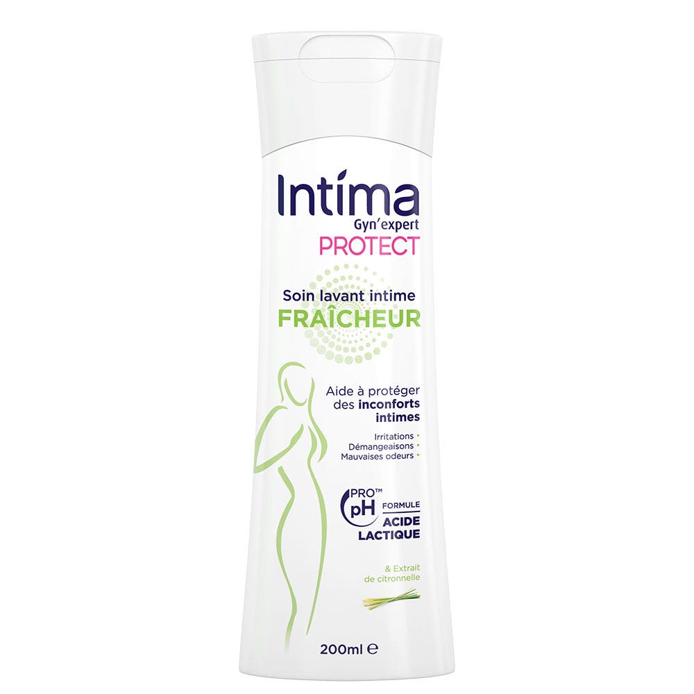 Intima Gyn'expert Protect Soin Lavant Intime Fraicheur Citronnelle 200ml