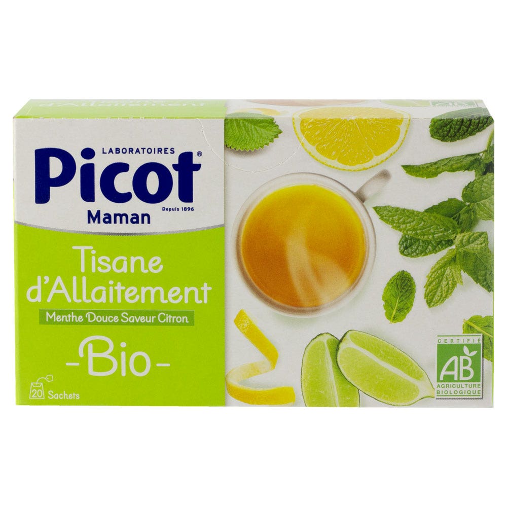 Picot Tisane D'allaitement Menthe Citron 20 sachets