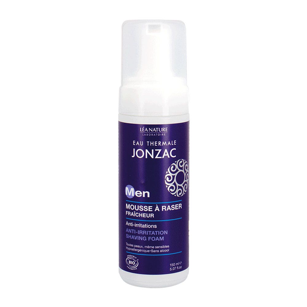 Eau thermale Jonzac Homme Mousse A Raser Anti-irritation Bio Men 150ml