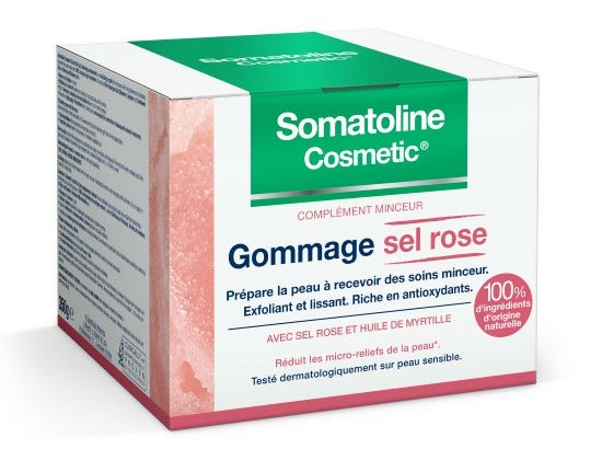Somatoline Gommage Complement Sel Rose 350g
