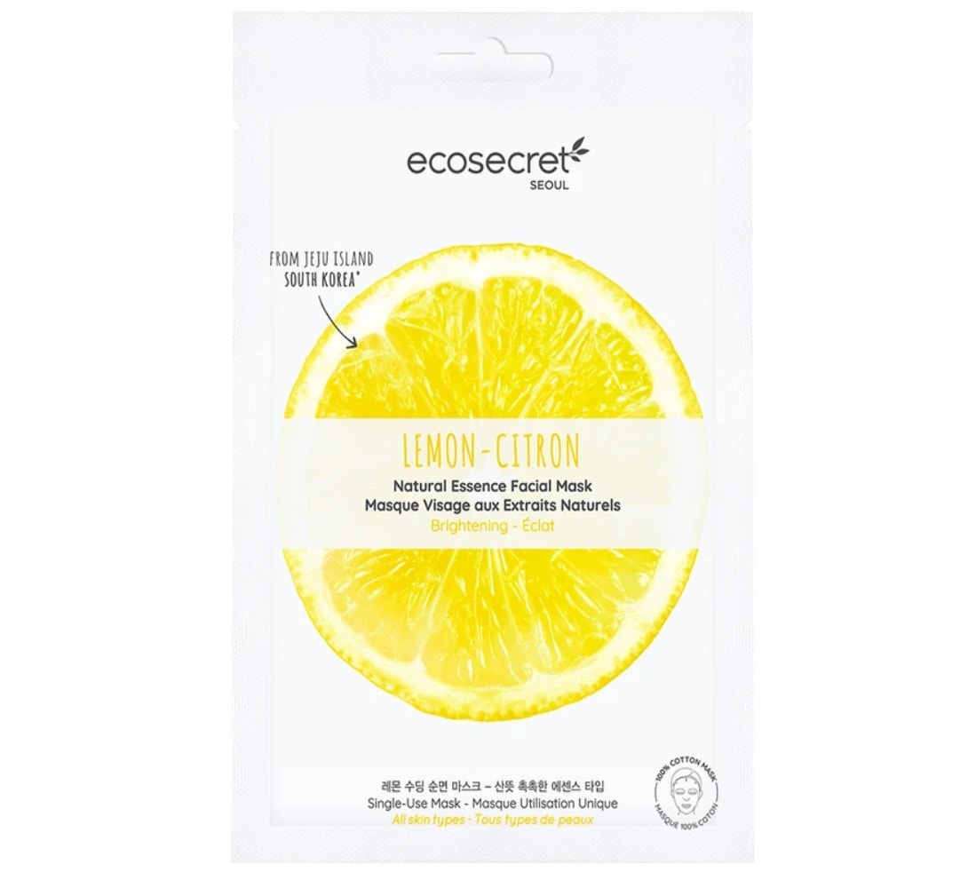 Eco Secret Masque Visage Extraits Naturels De Citron 20ml