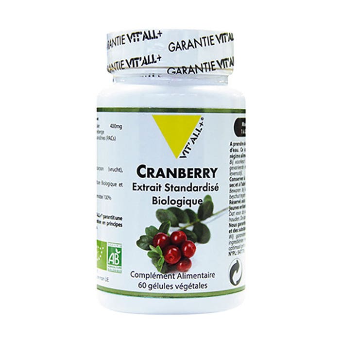 Vit'All+ Cranberry Bio 400 60 Gélules