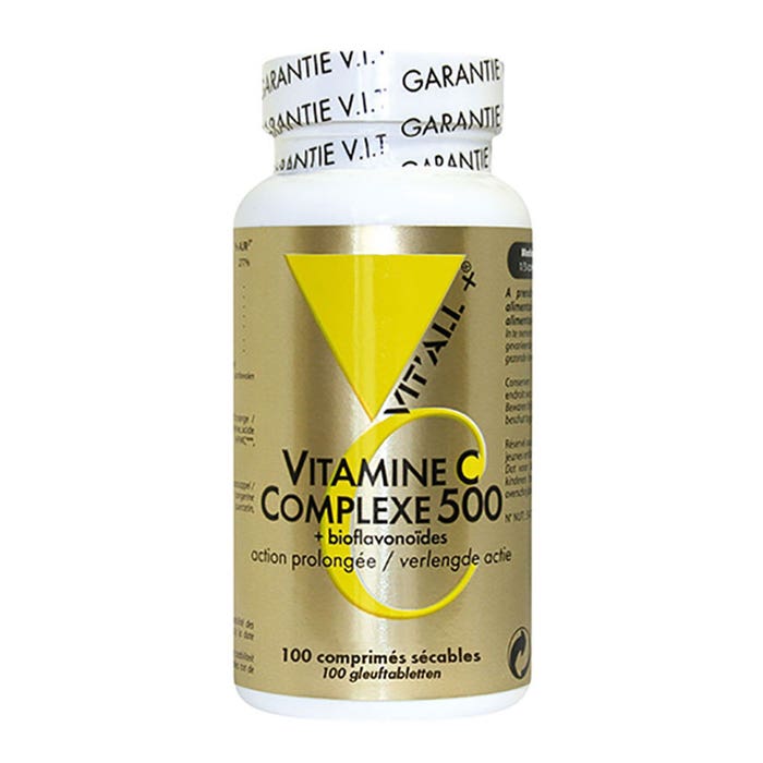 Vit'All+ Vitamine C Complexe 750 100 Comprimés