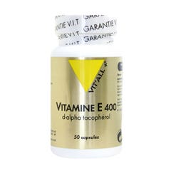 Vit'All+ Vitamine E400 50 Capsules
