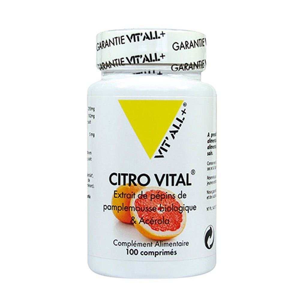 Vit'All+ Citro Vital 100 Comprimés