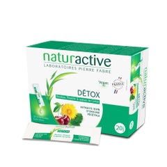 Naturactive Detox 20 Sticks Gamme Fluide