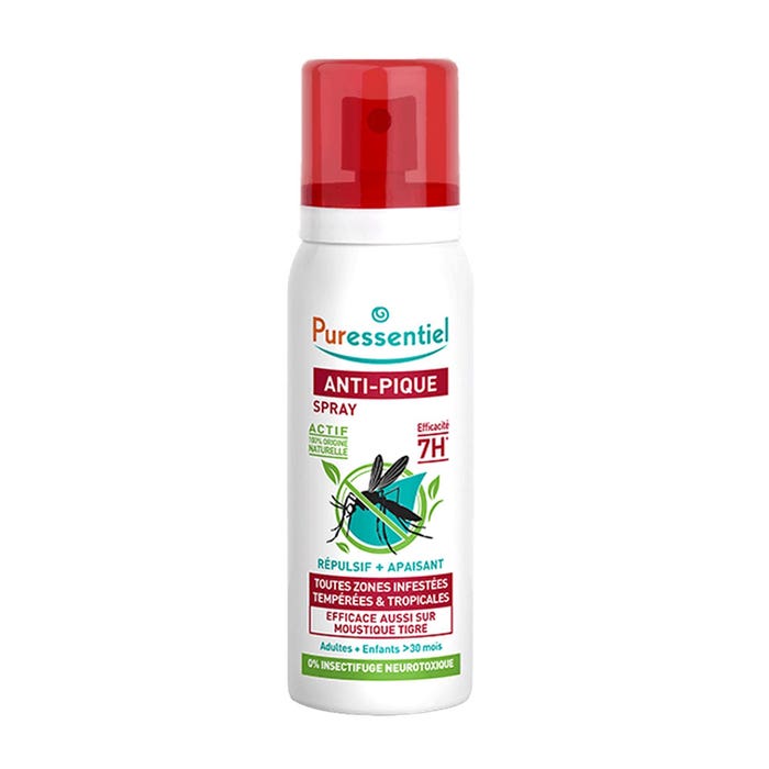 Spray Repulsif Et Apaisant Anti-moustiques 75 ml Anti-Pique Puressentiel