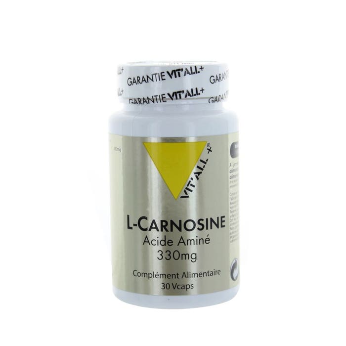Vit'All+ L-carnosine Acide Amine 330g 30capsules