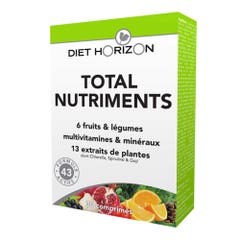 Diet Horizon Total Nutriments 30 Comprimes