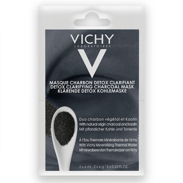 Masque Visage Charbon Bi-dose Peaux Mixtes 2x6ml Purete Thermale Vichy