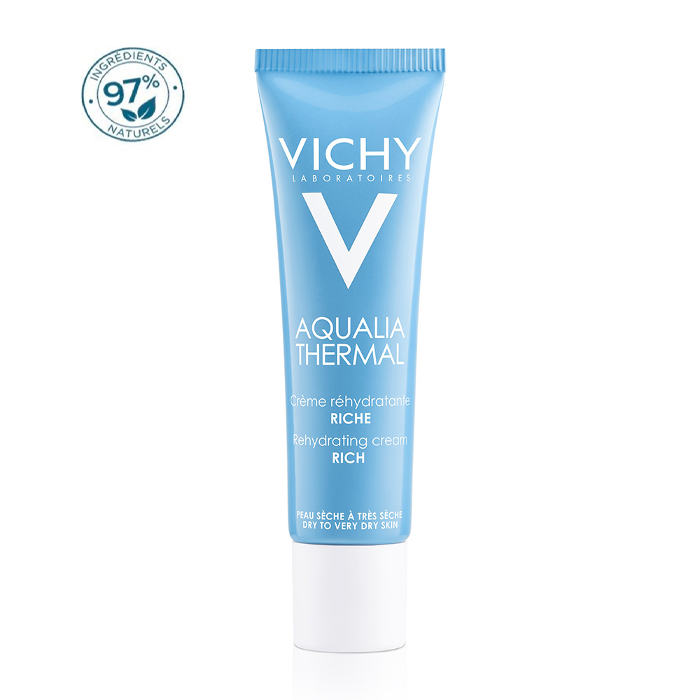 Vichy Aqualia Creme Hydratante Eau Thermale Acide Hyaluronique Peau Seche 30ml