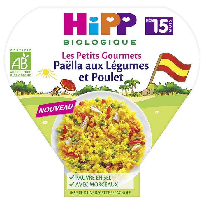 Hipp Assiette Bio Les Petits Gourmets Des 15 Mois 250g