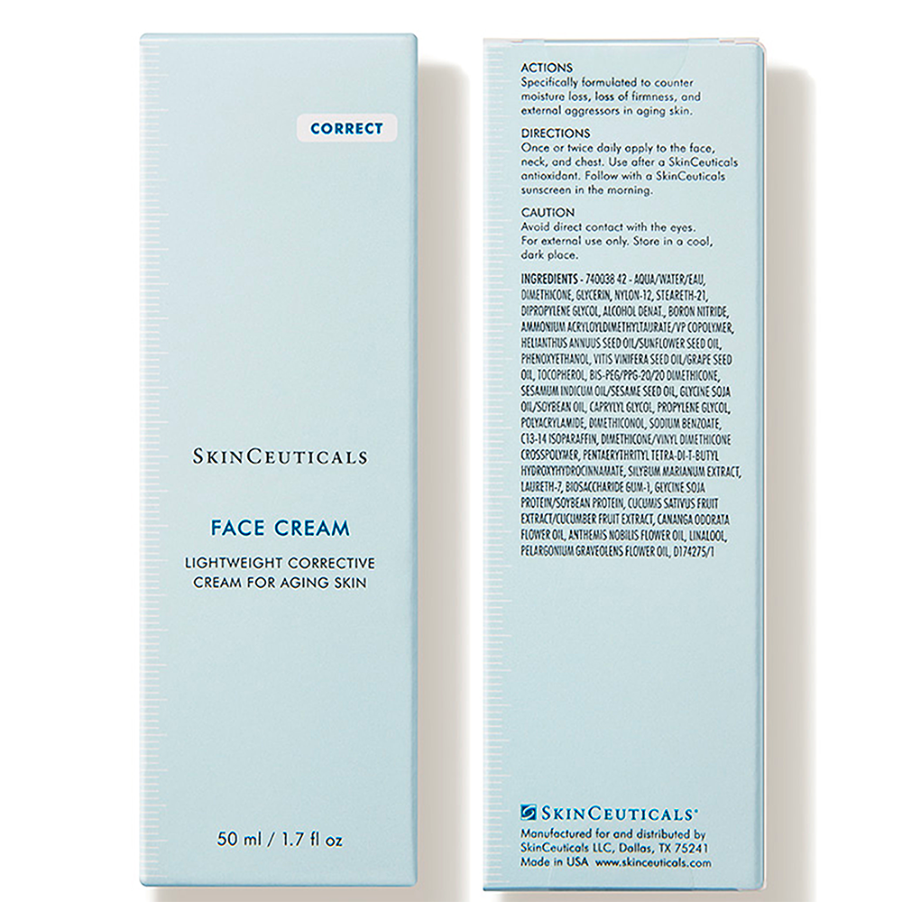 Skinceuticals Correct Face Cream Creme Visage Anti Age Et Fermete 50ml