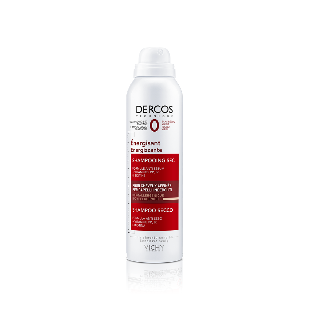 Vichy Dercos Shampooing Sec Energisant Traitant Technique Cheveux Fins 150ml