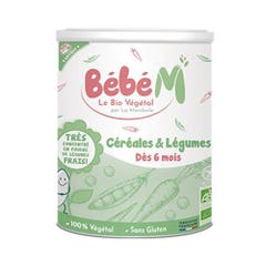 La Mandorle Bébé M Céréales et Légumes Bio Dès 6 Mois 400g