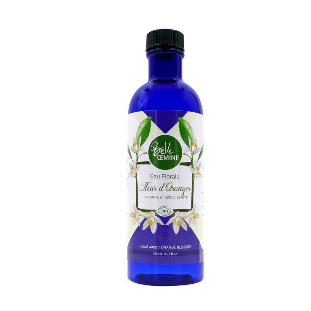Eau Florale de Fleur d'Oranger Bio 200ml Tonifiante et Adoucissante Belle Oemine