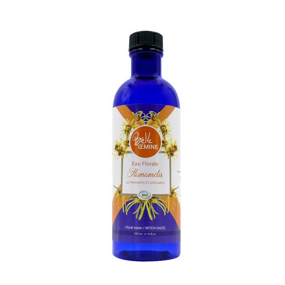 Eau Florale d'hamamelis Bio 200ml Astringente et Apaisante Belle Oemine