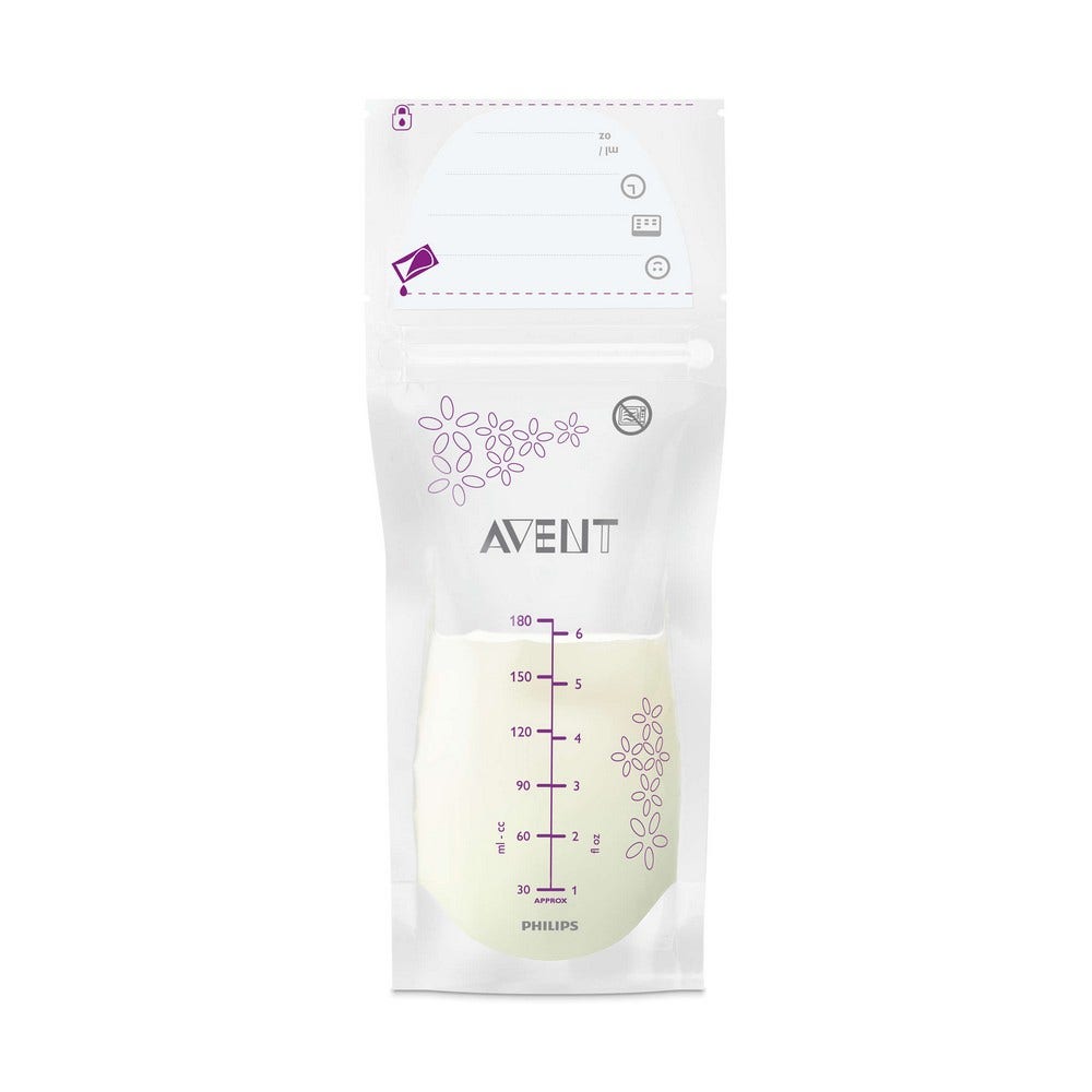 Avent Accessoires Sachets De Conservation X25 Pour Le Lait Maternel 180ml