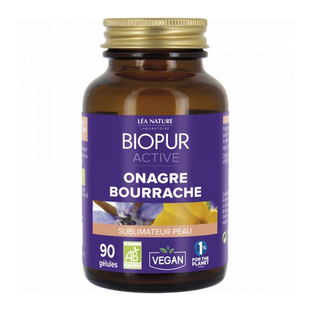 Biopur Active Onagre Bourrache 90 Gelules