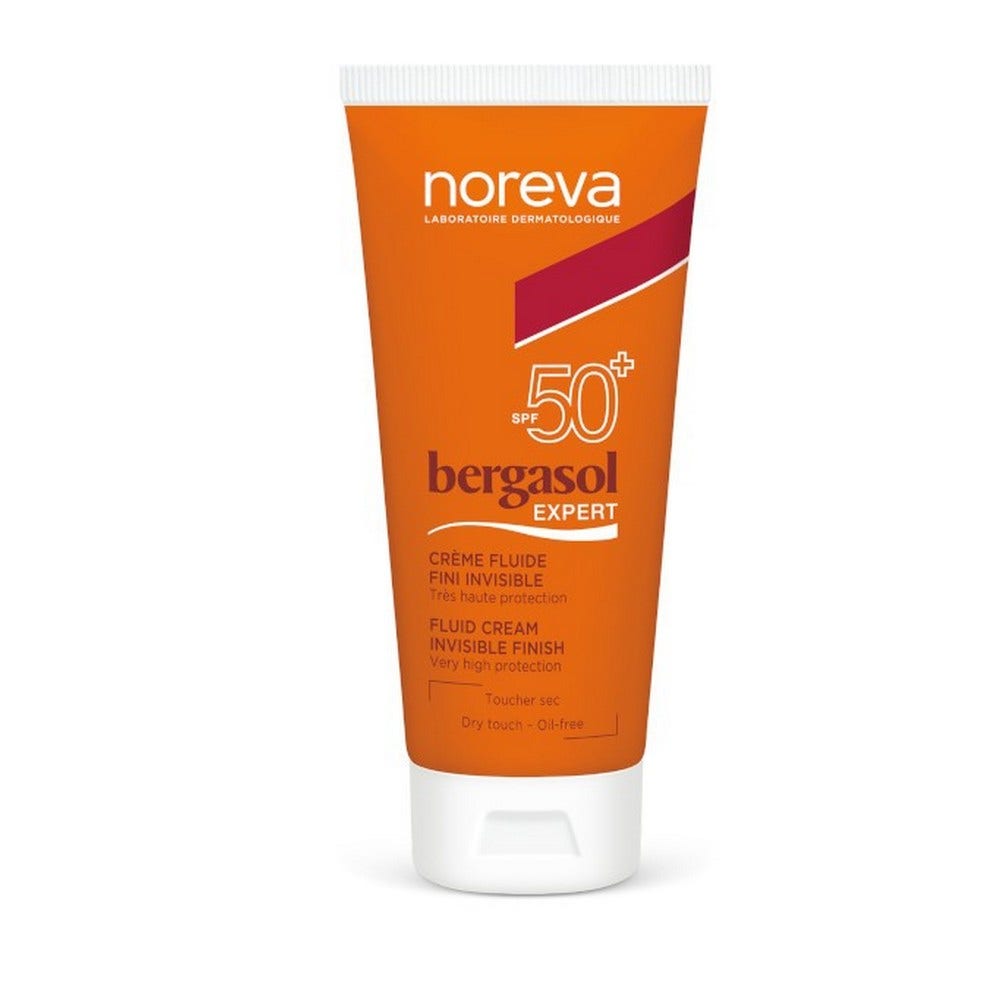 Noreva Bergasol Crème Fluide Solaire Spf50+ Fini Invisible 50ml