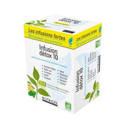 Nutrigée Infusion Detox 10 Bio 30 Sachets Foie Et Intestin