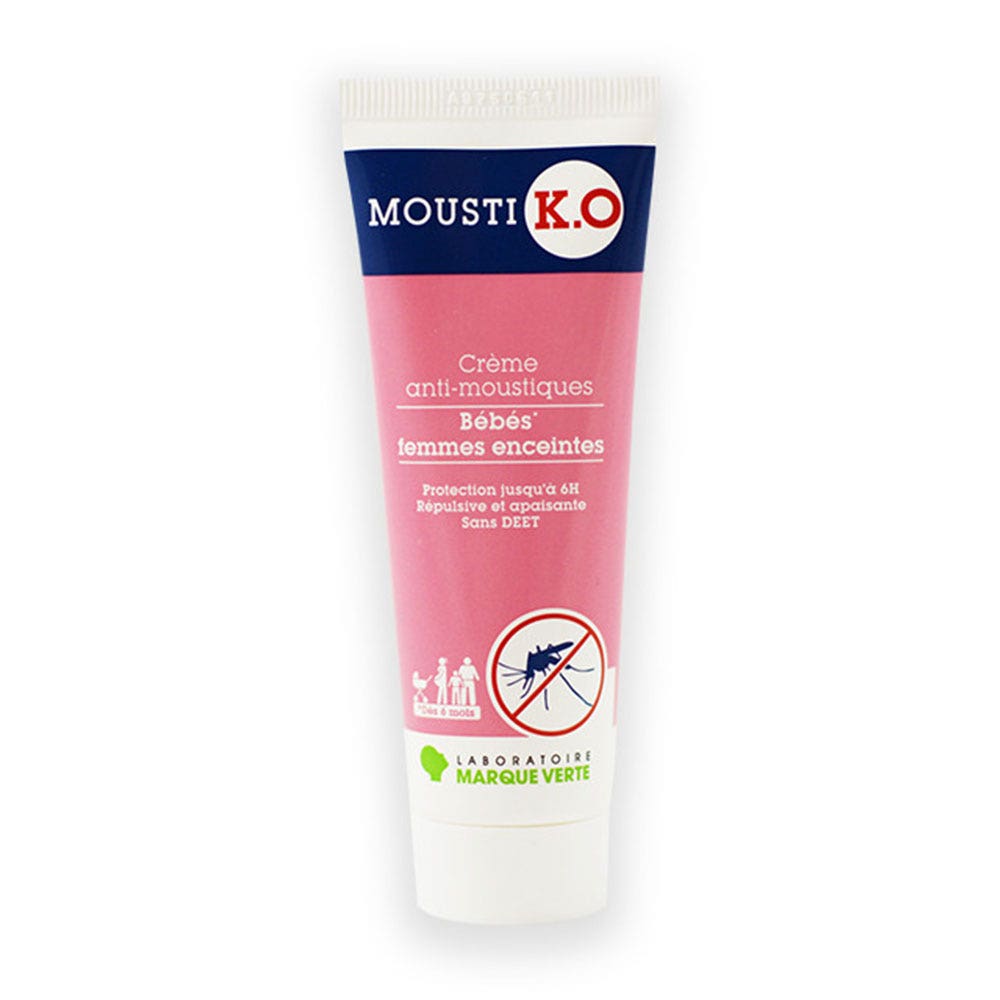 Mousti K.O Creme Anti-moustiques Bebe Des 6 Mois Et Femmes Enceintes Mousti K.o 40 ml