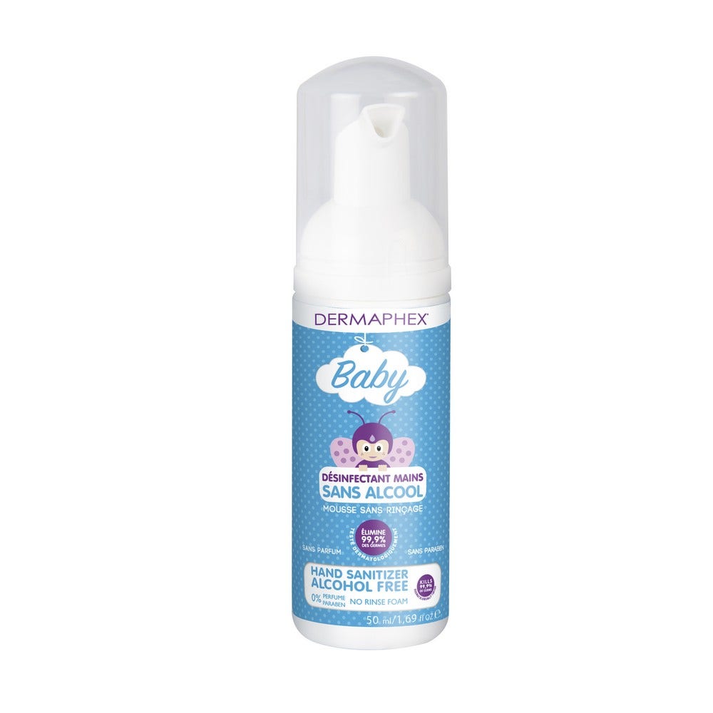 Dermaphex Desinfectant Mains Sans Alcool Baby 50ml