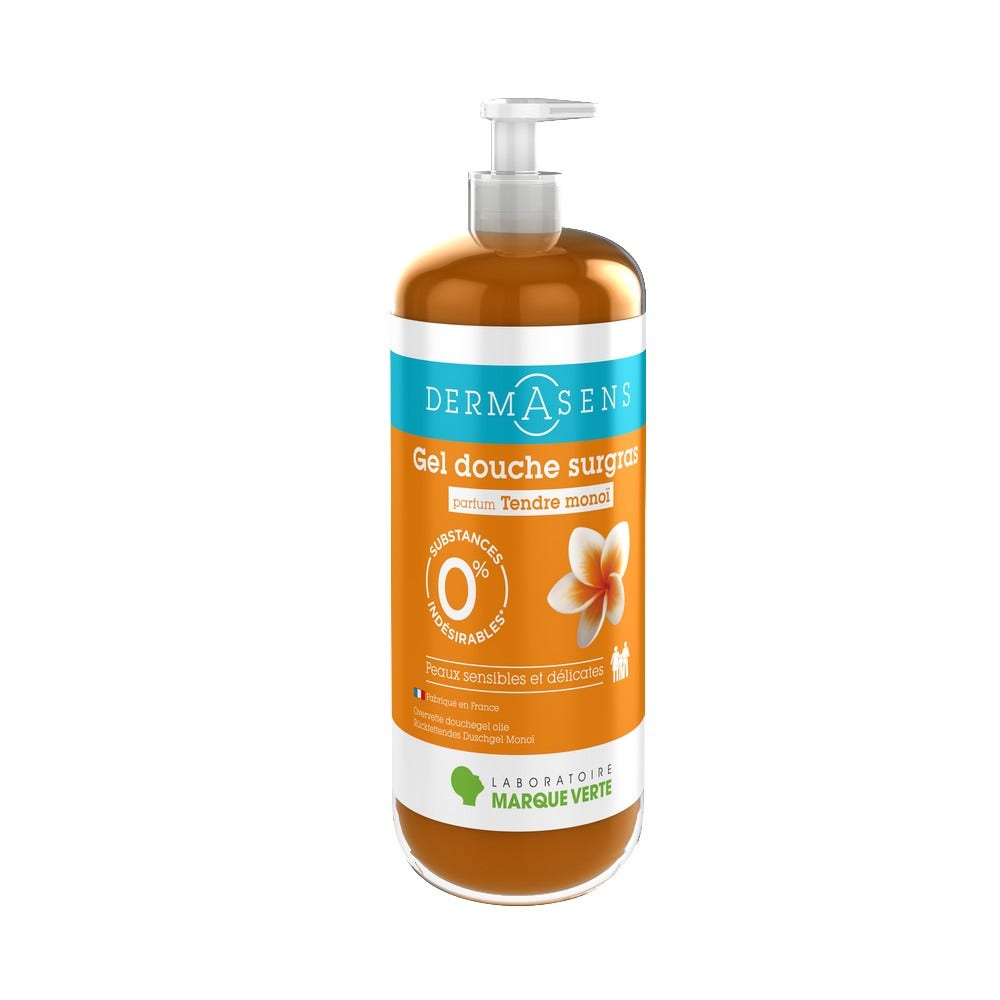 Gel Douche Sugras Sans Savon Peaux Sensibles 1l Dermasens