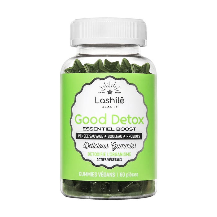 Good Detox 60 gummies Essentiel Boost Lashilé Beauty