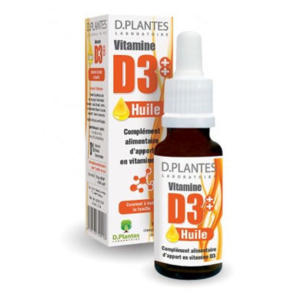 D. Plantes Vitamine D3 Huile 400UI 20ml