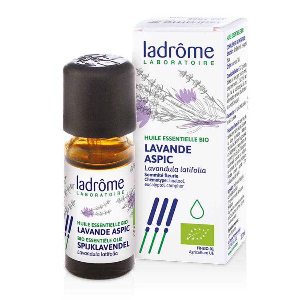 Ladrôme Huile Essentielle De Lavande Aspic Bio 10ml