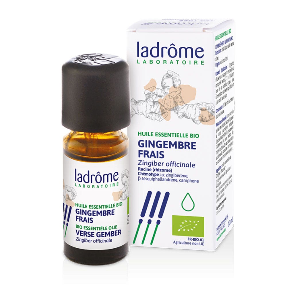 Ladrôme Organic Ginger Essential Oil 10ml