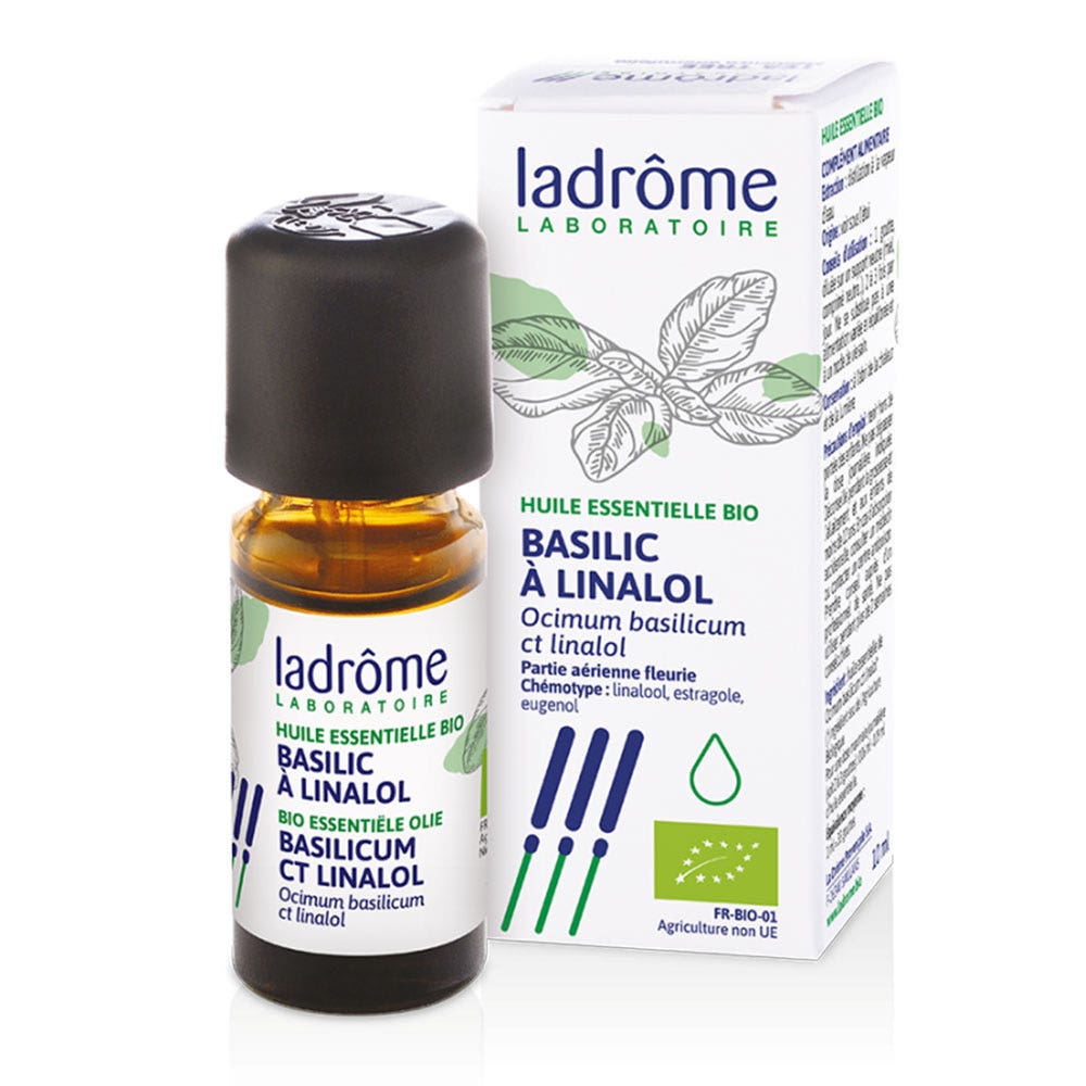 Ladrôme Huile Essentielle De Basilic A Linalol Bio 10ml