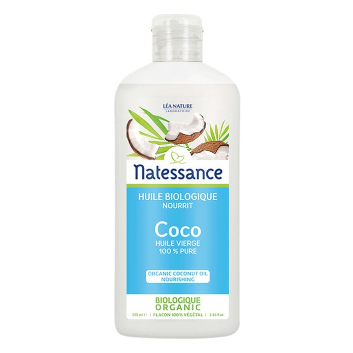 Huile De Coco Bio 100% pure 250ml Natessance