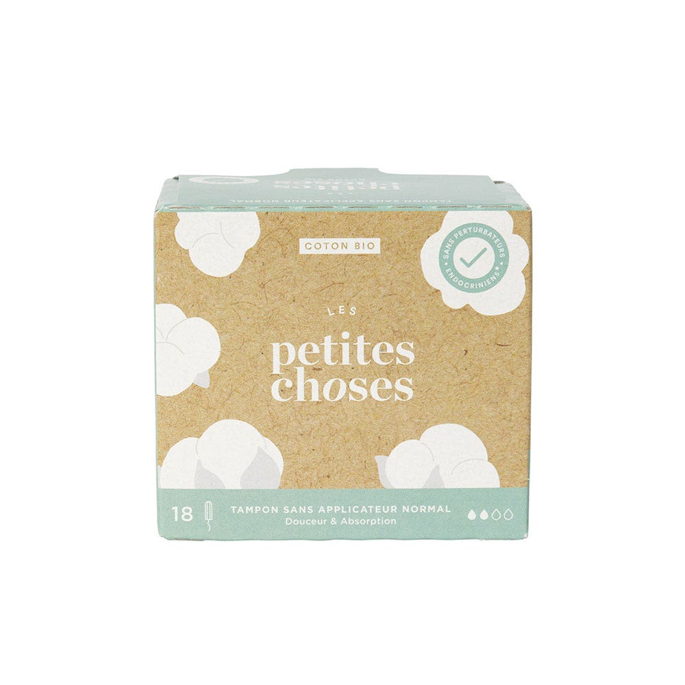 Tampons Hygiéniques Bio Flux Super Plus X15 - Coton 100% Bio, Biodégradables, Emballage Individuel