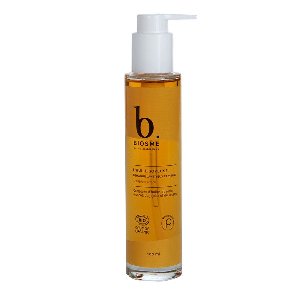 Biosme Démaquillant yeux et visage L'Huile Soyeuse 100ml