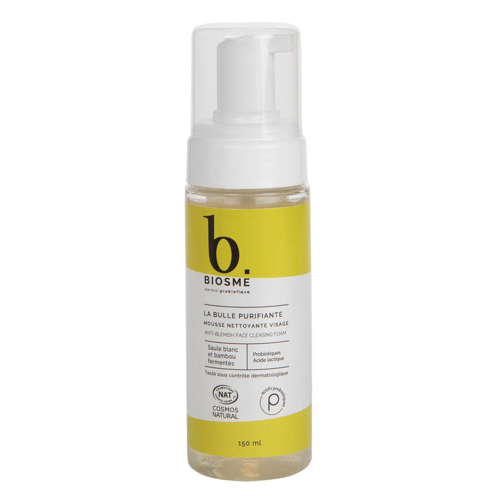 Biosme Mousse Nettoyante visage La Bulle Purifiante 150ml