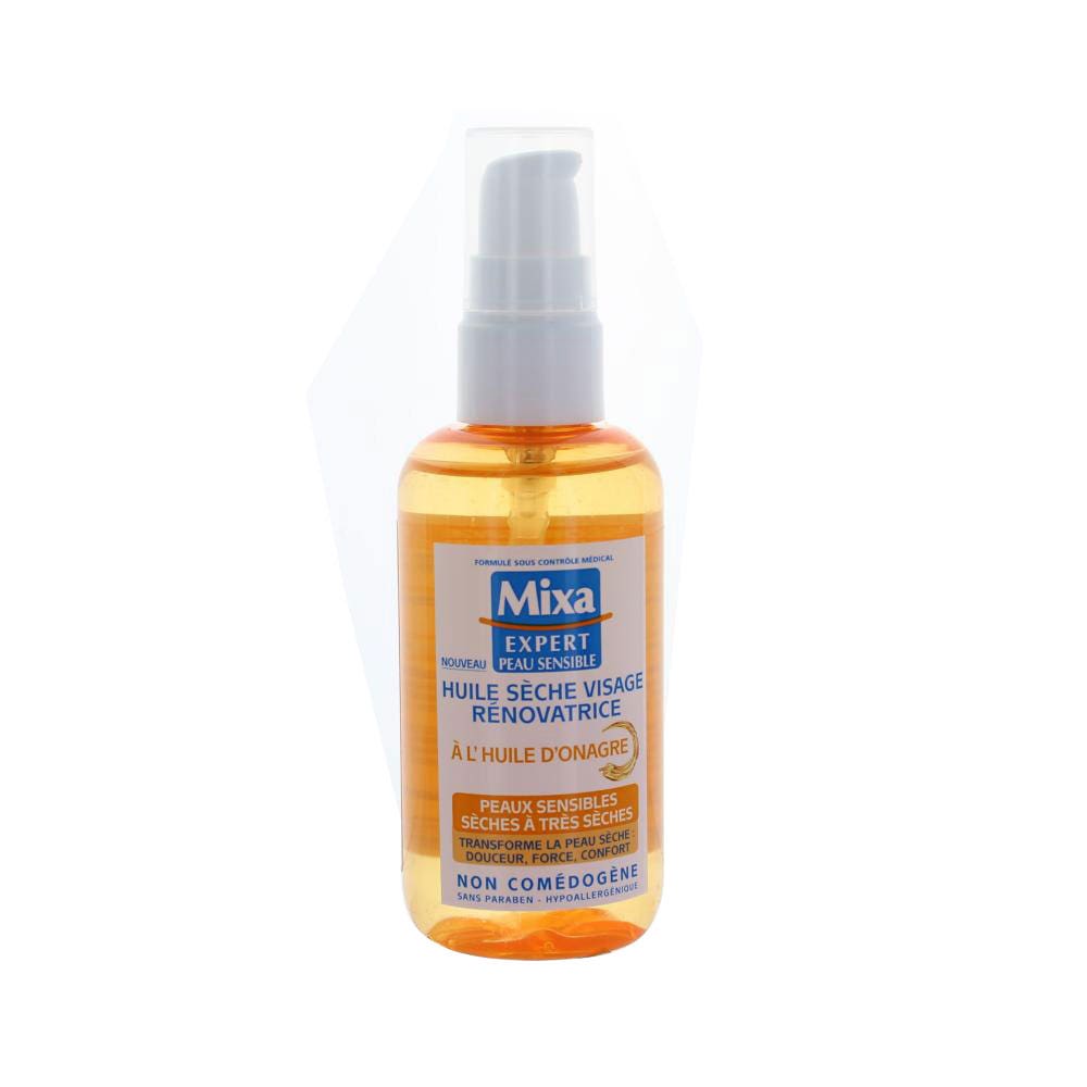 Mixa Expert Peau Sensible Huile Seche Renovatrice A L'huile D'onagre 100ml