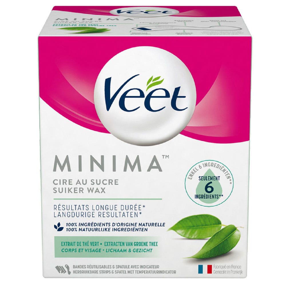 Veet Cire au sucre Green Tea Minima 250ml