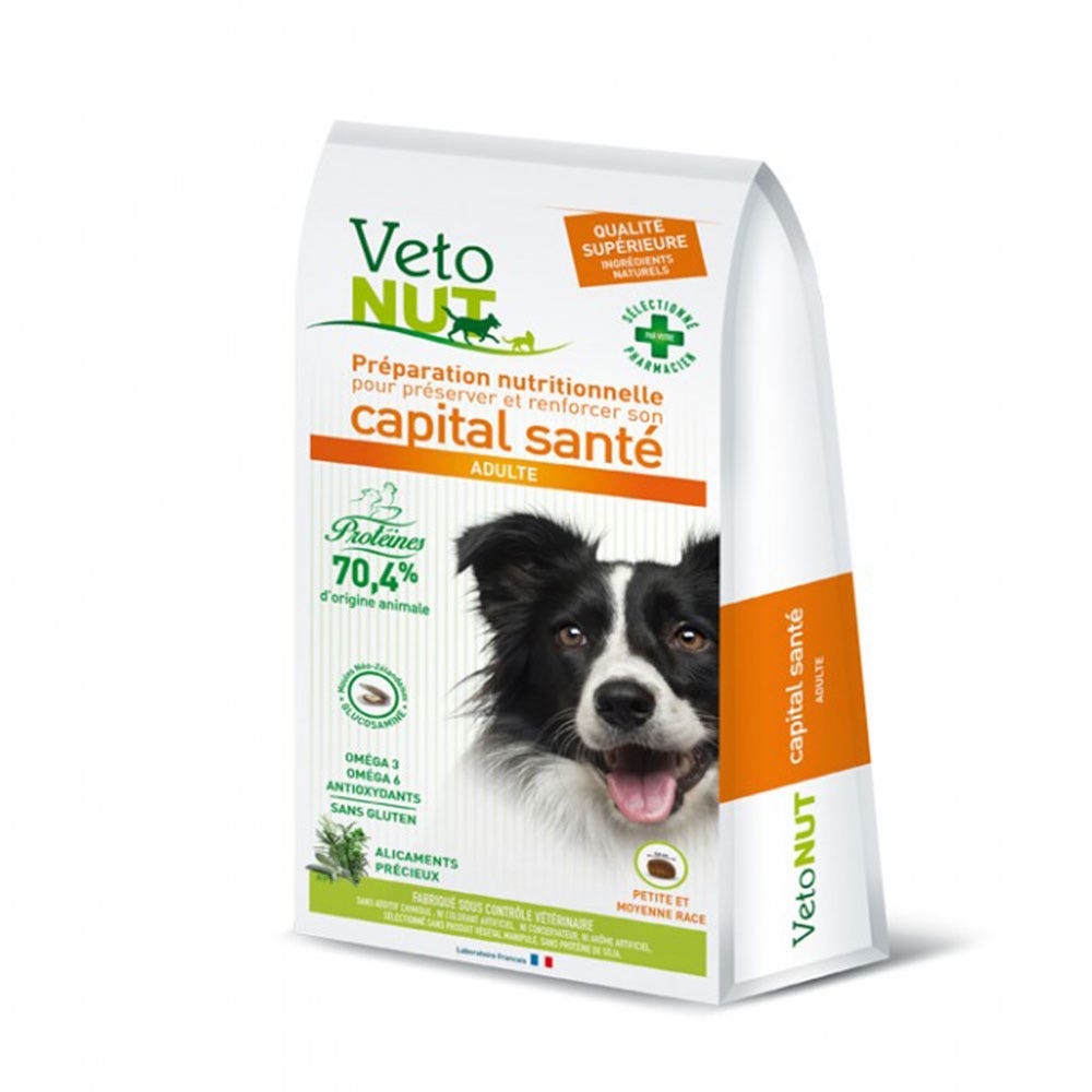 Vetonut Chien Croquettes Adulte Capital Santé 2,5kg