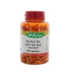 Nat&Form HUILE DE SON DE RIZ 200 capsules