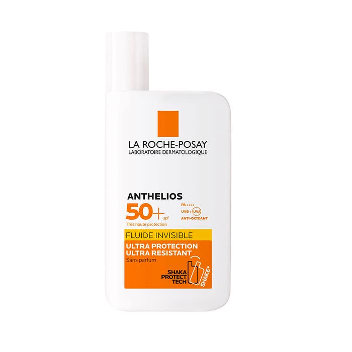 Crème solaire visage fluide invisible spf50+ sans parfum 50ml Anthelios La Roche-Posay