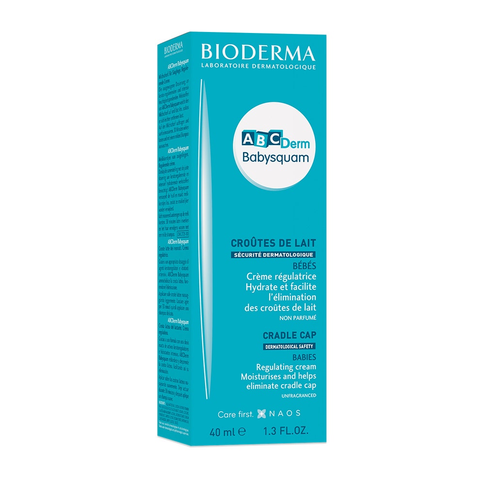 Traitement des croûtes de lait bébé 40ml Abcderm Crème hydratante Bioderma