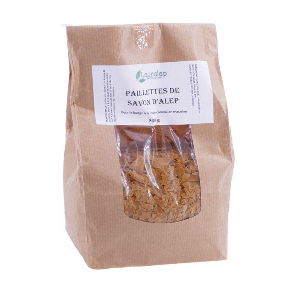 Lauralep Paillettes de savon dAlep pour le linge 500g