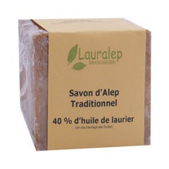 Lauralep Savon d’Alep Traditionnel 40% 200g