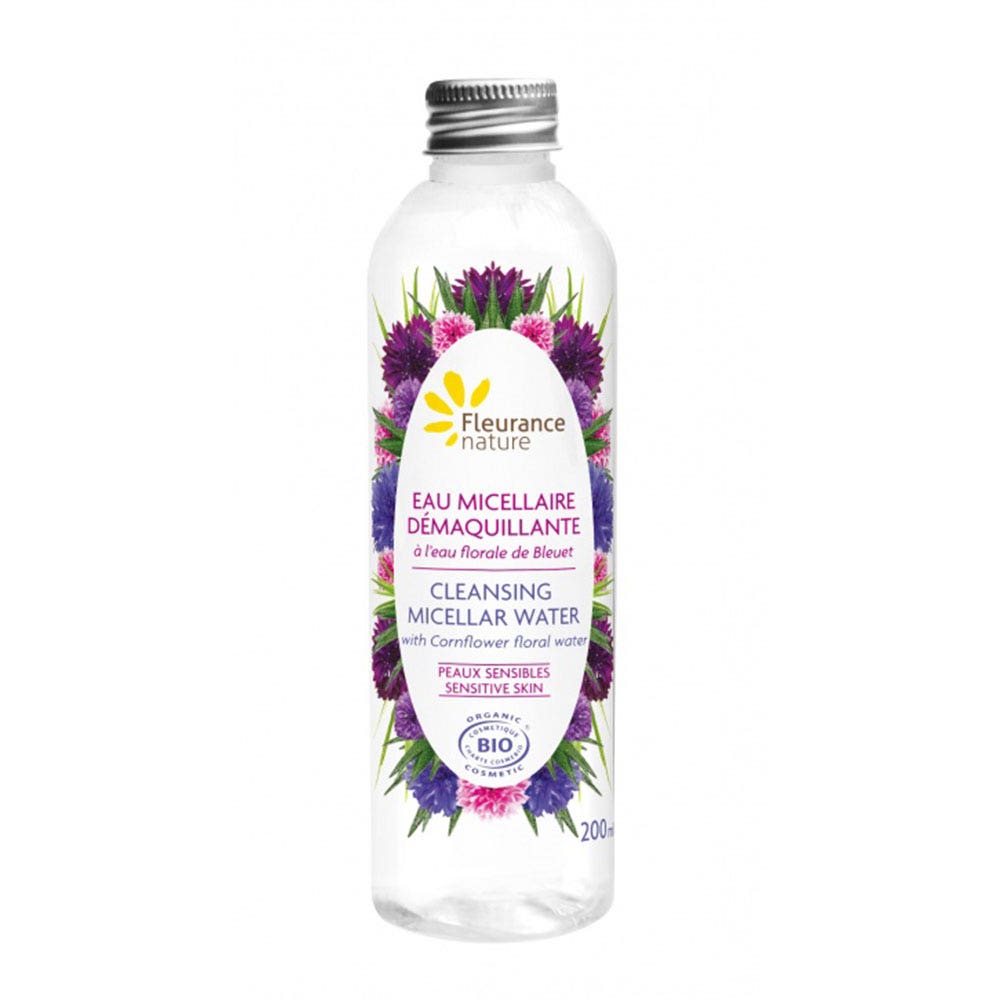 Fleurance Nature Eau Micellaire Démaquillante Bleuet Bio 200ml